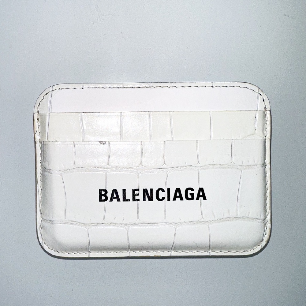 Balanciaga Optic White Card Case